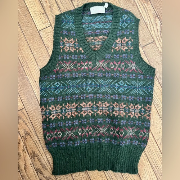 Vintage Sweaters - Pitlochry Shetland Vintage wool vest